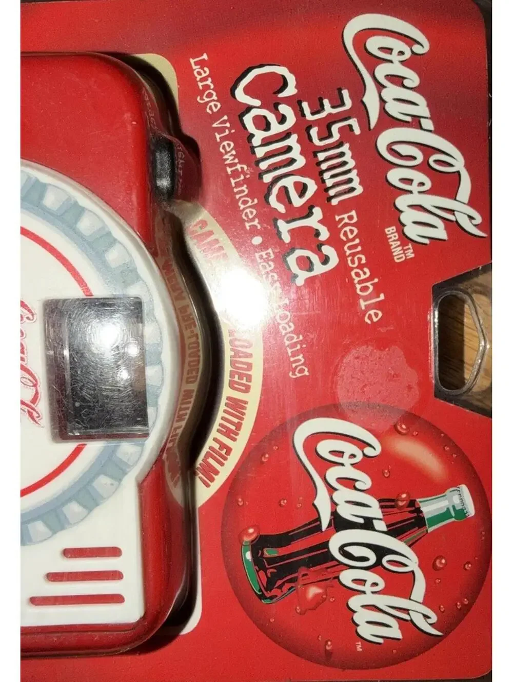 NIP Vintage Coca-Cola 35mm Reusable Camera  NEW SEALED Film Included